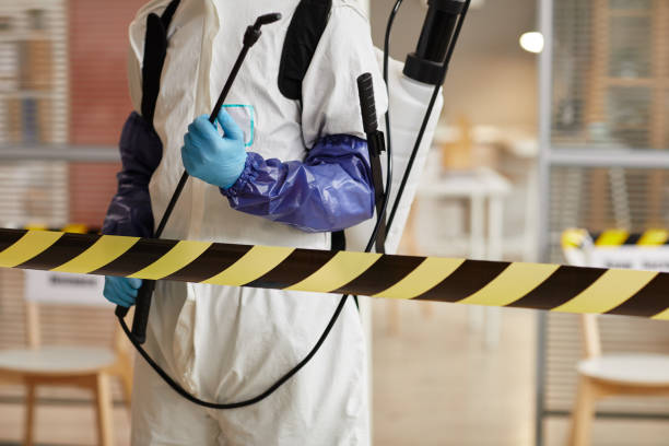 Professional Biohazard Cleanup technician working in Norwich, NY